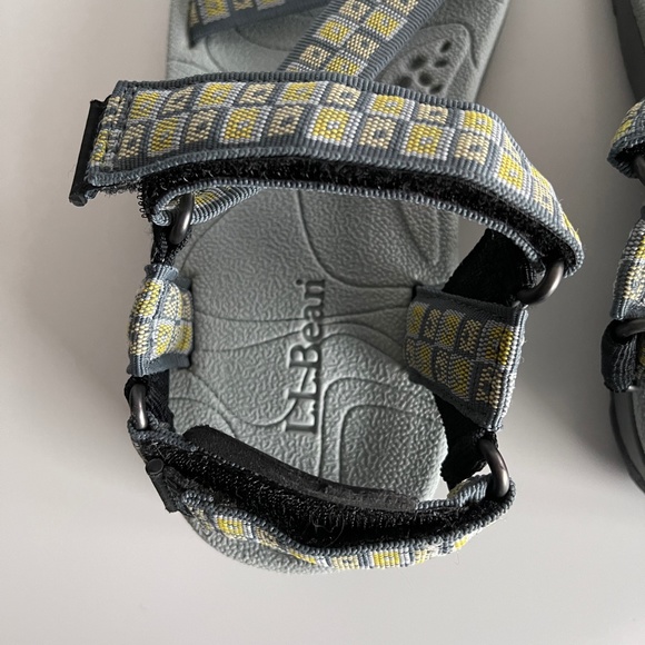 L.L.Bean NWOT‎ Katahdin Sport Sandal Gray/Gold Sz- 7 - Picture 5 of 11